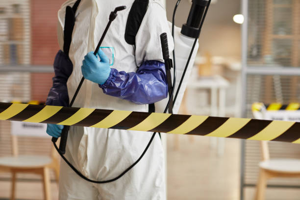 Professional Sewage Cleanup technician working in Kennewick, WA